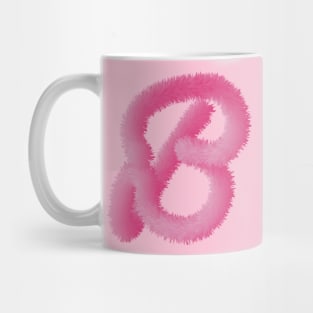 B Pink Animal Initials Mug